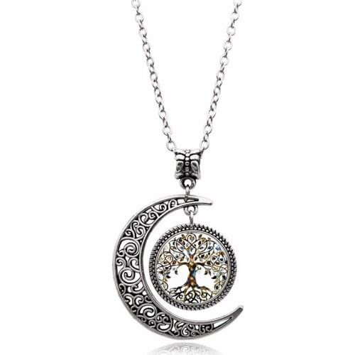 Tree Of Life Chain Pendant Necklace For Women Pendants Woman Healing Necklaces Pendants Reiki Jewelry Healing Jewelry