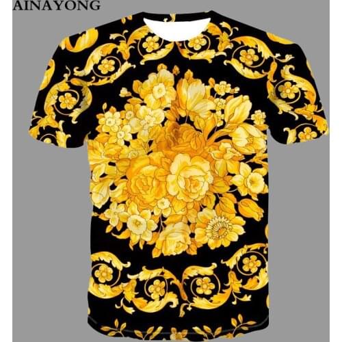 Retro Fashion Summer Men T-Shirt Tops 2021 Sell Well Ethnic Style Printed Short Sleeve Classic O-Neck Quick Dry Male Tee Shirt