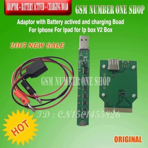 Ip Box V2 Adaptor with Battery Activated and charging Boad For Iphone For Ipad for Ip box