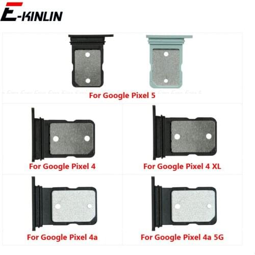 Micro SD Sim Card Tray Socket Slot Adapter Connector Reader For Google Pixel 4 4a XL 5 5G Container Holder