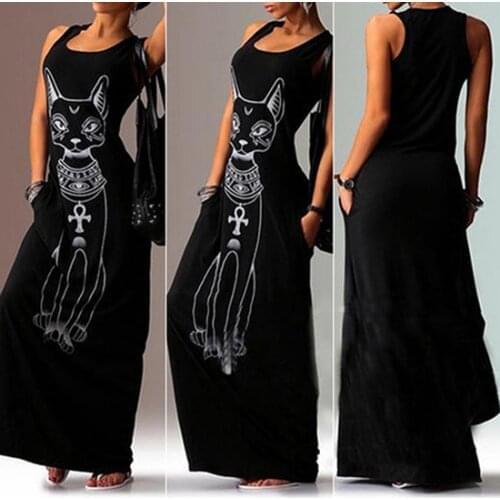 50% Hot Sales Women\s Summer Sexy Casual Boho Long Maxi Party Beach Dress Vest Sundress