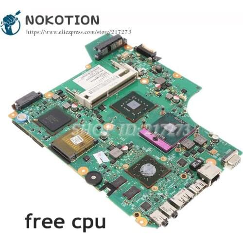 NOKOTION V000175150 V000175160 6050A2303101-MB-A02 For TOSHIBA Satellite L510 L535 Laptop Motherboard HD4500 DDR3 free cpu