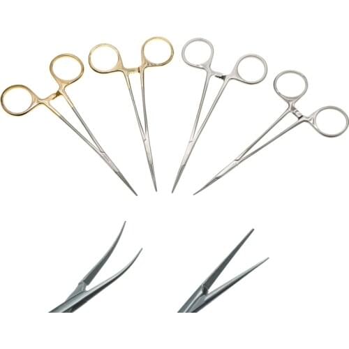 Microvascular forceps Fine hemostatic forceps Cosmetic plastic surgery fat clamp