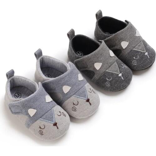 Baby Girls Boys Cute Shoes Non-slip Toddler Indoor Shoes Animal Pattern First Walker Shoes Newborns Shoes