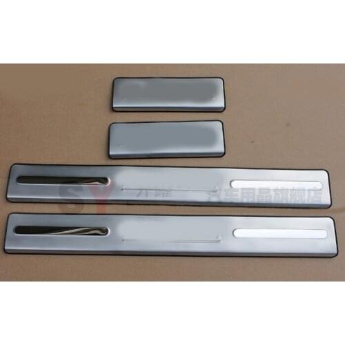 Stainless Steel Side Door Sill Scuff Plate Fit For Hyundai Elantra 2001 2002 2003 2004 2005 2006