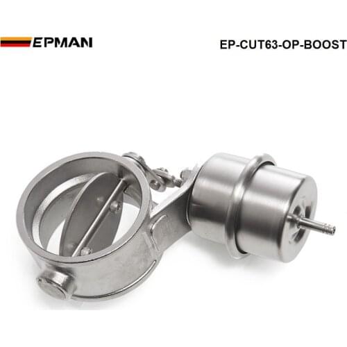 NEW Boost Activated Exhaust Cutout / Dump 63MM Open Style Pressure: about 1 BAR For BMW e60 EP-CUT63-OP-BOOST