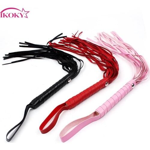 Sexy Knout Sex Toys For Couples Roleplay Sex Whip Bondage PU Leather Fetish Spanking Paddle Adult Games BDSM Flogger