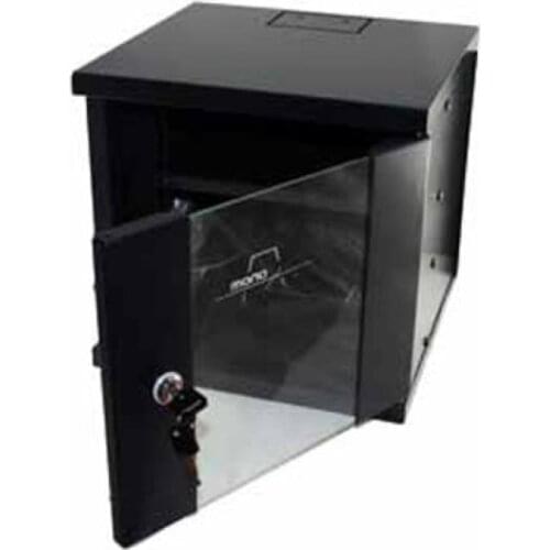 Wall-mounted Rack Cabinet Monolyth 200000 6 U 330 x 310 mm 10" Black