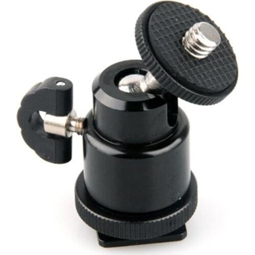 Jadkinsta Tripod Head Mini 360 Degree Camera Tripod Mini Ballhead Ball Head to 1/4 Screw Mount DSLR Camera Accessories