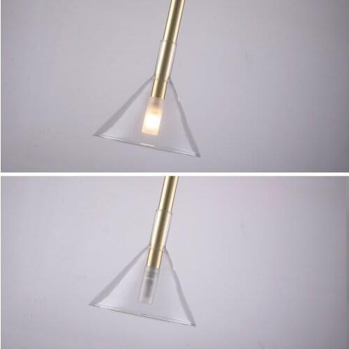 Modern glass ball crystal light globe modern led chandelier lustres para quarto ventilador de techo luzes de teto hanglampen