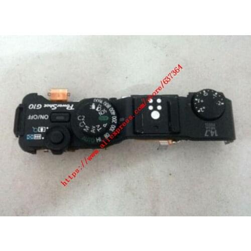 Repair Parts For Canon FOR PowerShot G10 Top Cover Ass'y With Shutter Button Power Switch CM1-4851-000