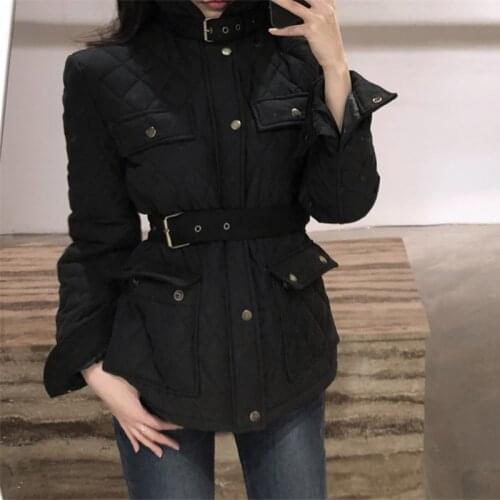 Hzirip 2020 New Elegant OL Winter Jacket Women Cotton-padded Thick Warm Parkas High Quality Female Outwear Coat Woman Clothes