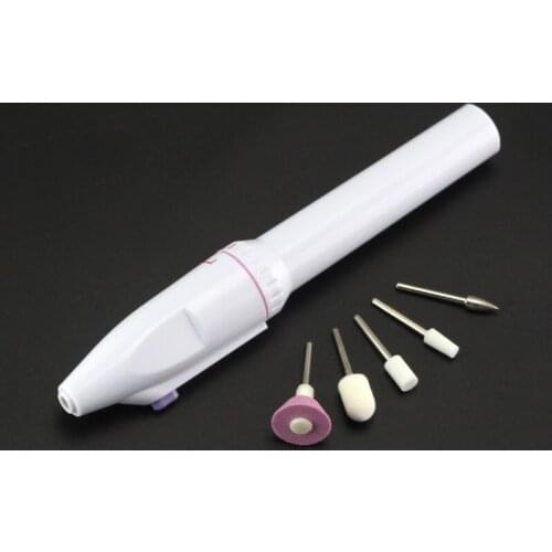 1Pcs Mini Electric Grinding Machine Polishing Machine PVC+Plastic Clay Tool Quality Pottery Plasticine DIY Art Manual 5Heads