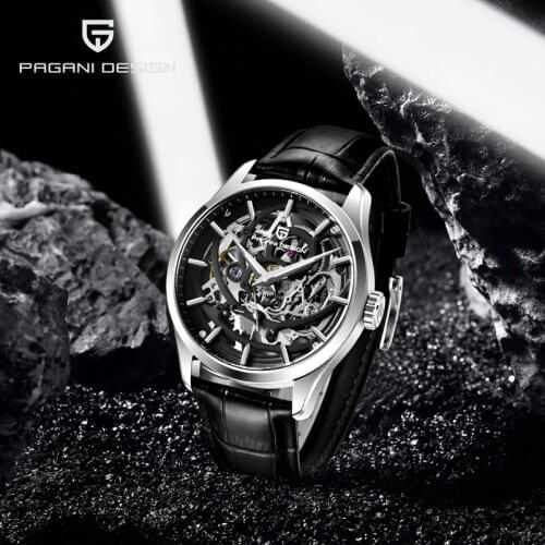 2020 Skeleton Tourbillon Wristwatch PAGANI DESIGN Mens Mechanical Watch Top Brand Luxury Mechanical Watch Men Relogio Masculino