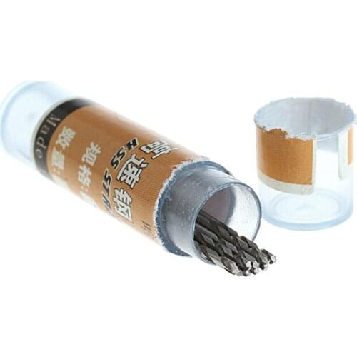 60 Pcs 0.5-1.0mm Micro HSS Steel Twist Drill Bit Set Tool Shank