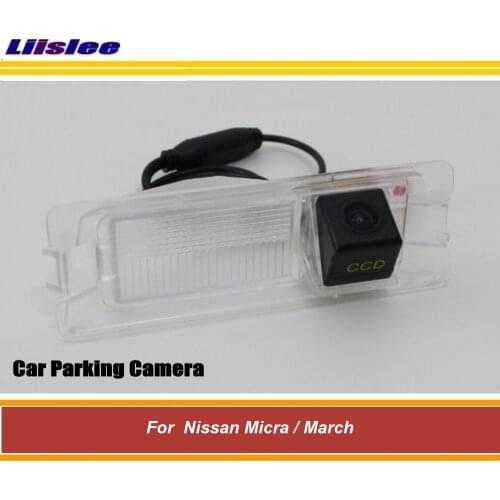 Car Rear Back View Reversing Camera For Nissan Micra / March Auto Accessories Rearview Parking CAM HD SONY CCD Night Vision