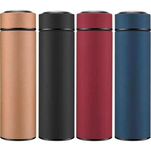 500ml Double Wall Stainless Steel Vacuum Flasks Car Thermo Travel mug portable thermoses drinkware coffee tea Thermo cup