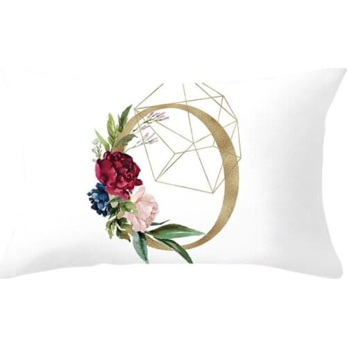 Letter pillowcase decorative cushion cover sofa cover pillow short throw pillow home decoration pillowcase brief