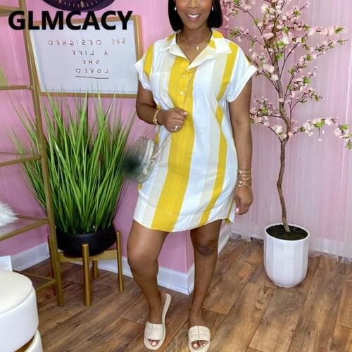 Летние платья на пуговицах GLMCACY China At AliExpress