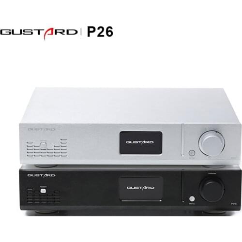 GUSTARD P26 Fully Balanced Pre Amplifier Class A 2*LM49860 HIFI Preamp XLR input Amplifier