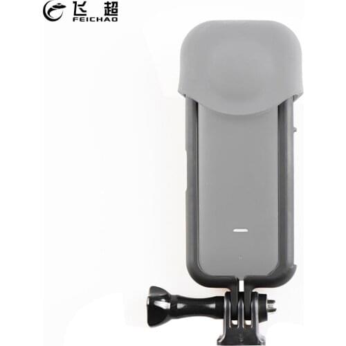 FEICHAO Plastic Protective Frame Border Case Holder Adapter Mount Expansion Shell Fits for Insta360 One X2 Panoramic Camera