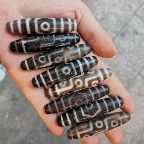 The combination Dzi 4pcs/lot jewelry the Chinese millennium culture implies the Chinese dragon eye totem wholesale beads natural