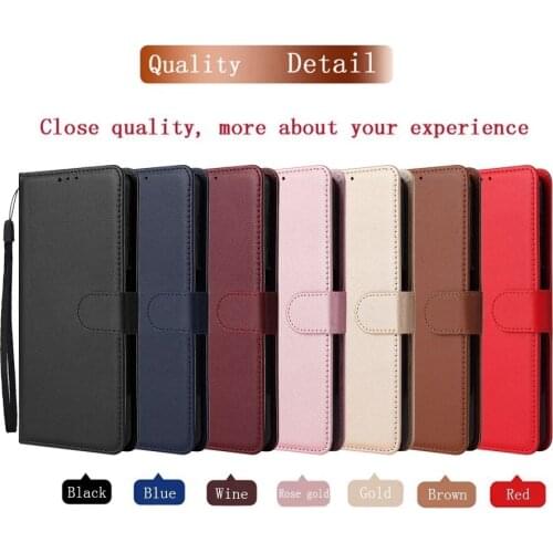 Leather Wallet Case For Xiaomi Redmi Note 10 9 8 8T 7 6 5 S/Pro Max 9 9A 9C 8 8A Mi 10T 9 F1 5X Lite Wallet Case Protect Cover