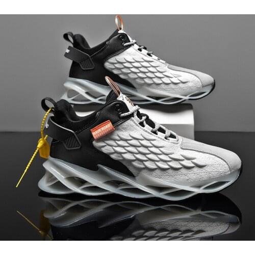 Men Running Shoes Breathable Blade Cushioning Sneakers For Man Outdoor Professional Athletic Training Footwear Large Size 39-46