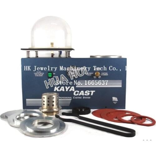 Mini Vacuum Investing & Casting Machine Jewelry Lost Wax Cast Combination
