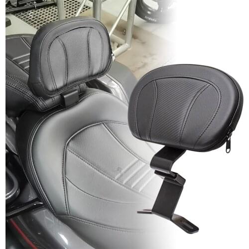 Motorcycle Black Front Driver Rider Backrest Mounting Kit For Harley Touring CVO Street Glide Road King special Classic 09-21