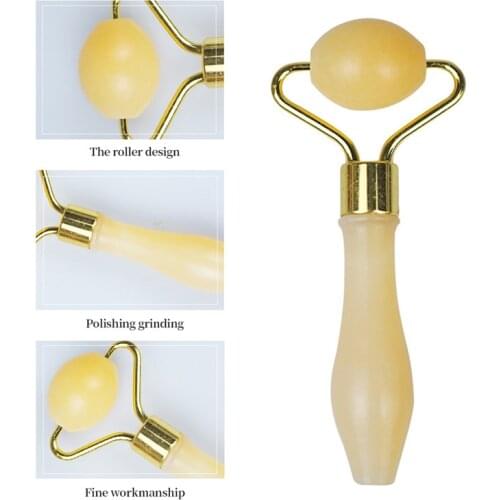 Jade Roller Nature Stone Facial Massage Lift Hands Eye Body Relaxation Slimming BeautyAnti-wrinkle Treatment Health Care Tool