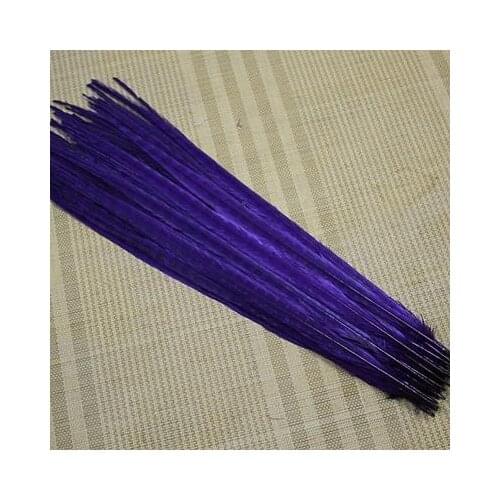 Wholesale 100pcs/lots pretty Dyed 55-60cm/22-24''' copper chicken feather purple pheasant Tail feathers