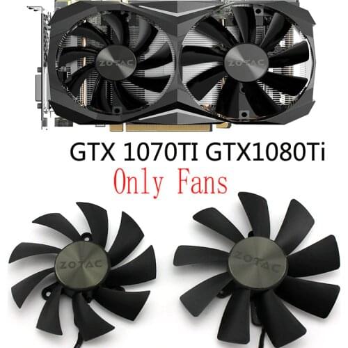 Original GAA8S2U 0.45A GA9S2U 0.46A DC12V for ZOTAC GeForce GTX1080Ti 1070Ti Mini Graphics cards cooling fan