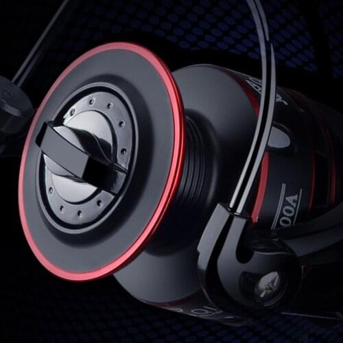 Hot Metal Powerful Fishing Reels Ultra Smooth Left/Right Interchangeable With Foldable Handle High Capacity Metal Spool