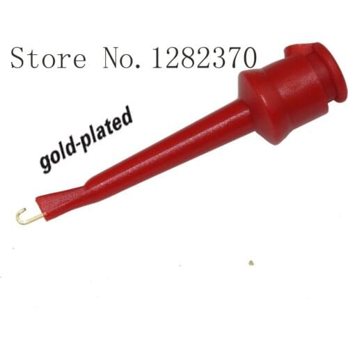 [SA] TC2135G high quality copper plated gold nylon rapid test hook test clip gilded Solder --50pcs/lot