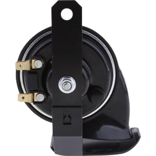 Universal Loud Electronic Air Horn For Motorcycle Auto Car Scooter Black