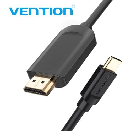 Vention USB C HDMI 4K Type C to HDMI Cable HDMI Adapter for Huawei P20 Mate 10 Pro MacBook Pro Air ipad Pro Thunderbolt 3 1m 2m