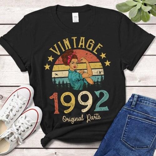 Vintage 1992 Quarantine Edition T-Shirt Rosie Women 29 old 29th Birthday Gift Idea Girls Mom Wife Daughter Funny Retro Tee
