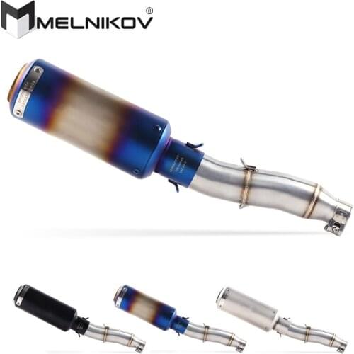 Motorcycle Full Exhaust System Muffler Escape Slip On For YAMAHA Tricker XG250 XT250 XG XT 250 CC Middle Pipe Adapter Exhaust