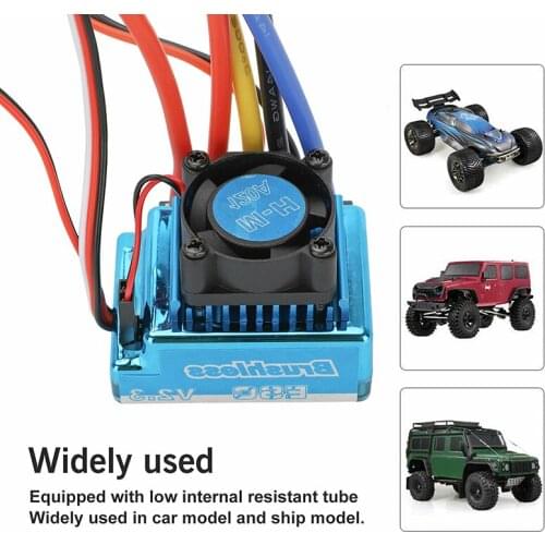 120A Brushless ESC For HSP 1/10 1/8 Remote Control Car Boat Model Electric Speed Controller Brushless Motor Accessories