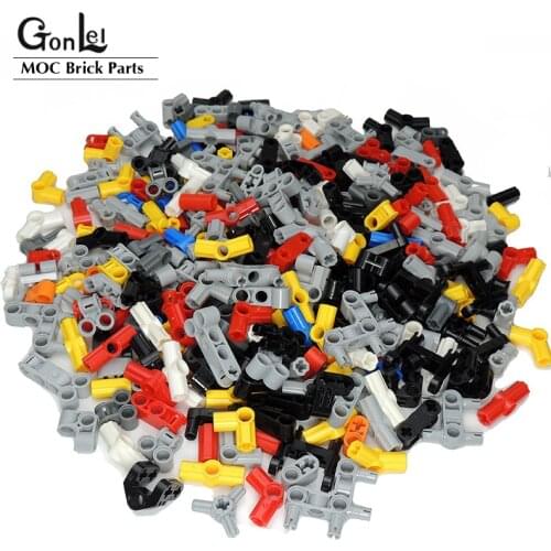 200g/lot Technical Axle and Pin Connector MOC Building Blocks Spare Parts High-Tech Cars Bricks Bulk Set DIY Toys Gifts