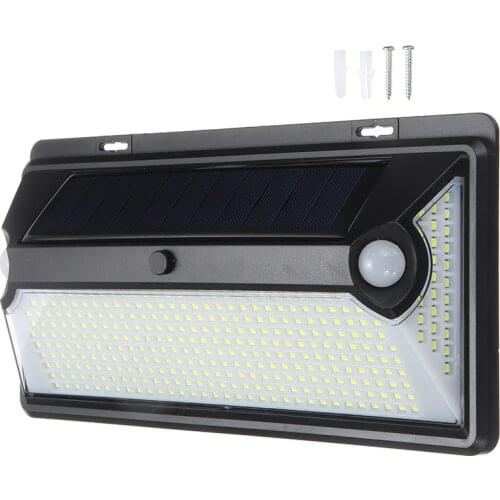 360LED Solar Garden Light Solar Powered PIR Motion Sensor Lamp Waterproof Landscape Lighting For Pathway Yard Lawn Illumination