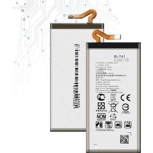 100% New BL-T37 BL-T39 BL-T41 BL-T42 Battery For LG Q Stylo4 Q710 MS CS G7 ThinQ G710 Q7+ LMQ610 BLT19 G8 LMG820 QM7 V50 ThinQ5G