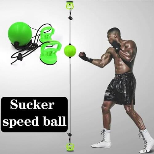 Adjustable Suction Cup Boxing Speed Ball Sports Muay Thai MMA Hand Eye Reaction Training Punch Fight Ball Fitness Equipment