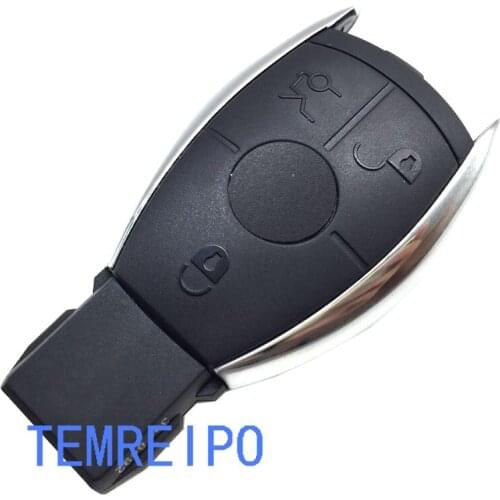 10pcs/lot 3 buttons smart key case shell Replacement Cover for For Mercedes Benz Remote Control Key Shell