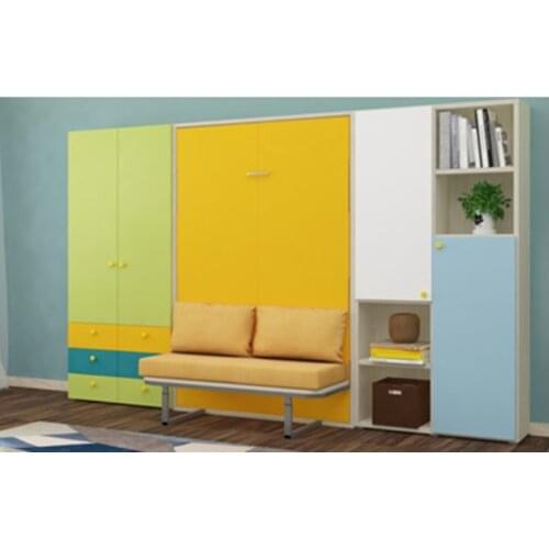 Cheap price particle board folding bed wall bed