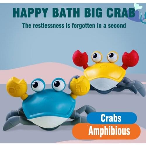 High-quality childrens hand-walking crab beach toys for bathing and amphibious crawling childrens toys