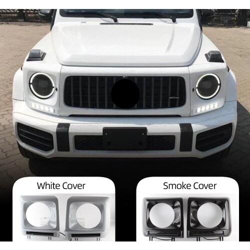 2PCS For Mercedes Benz G500 G55 G63 W463 1990 - 2016 Car DRL LED 12V Daytime Running Lights daylight lamps