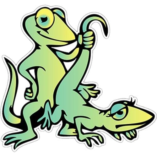 Erotic Bad Bull Gecko Sex Adult Fun Car Parts Bumper Motorcycle Helmet Trunk Notebook Wall Decal Decoration Vinyl Waterproof PVC