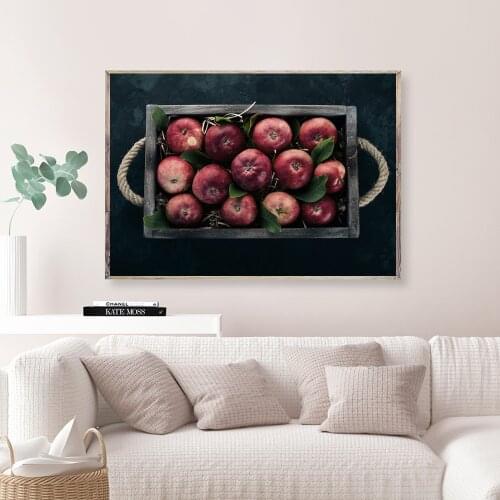 Tomato Pomegranate Apple Fruit Kitchen Canvas Painting Cuadros Decoration Posters and Prints Wall Art Food Picture Living Room